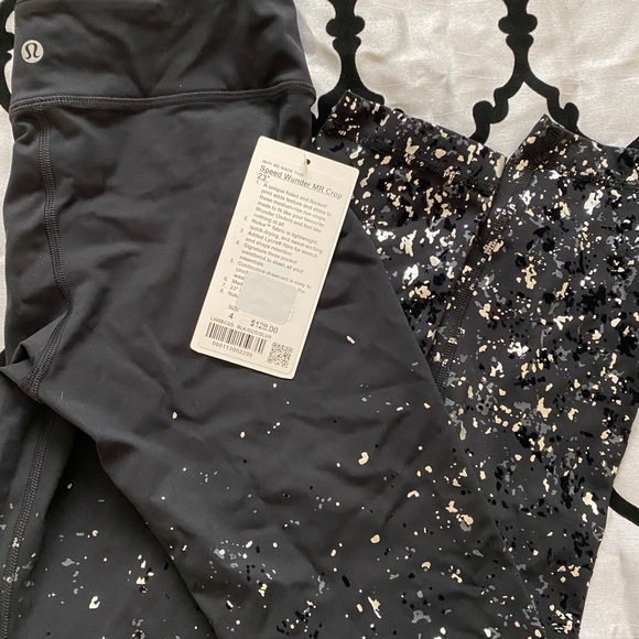 NWT Lululemon speed Wunder Under foil Speckled - Picture 4 of 5